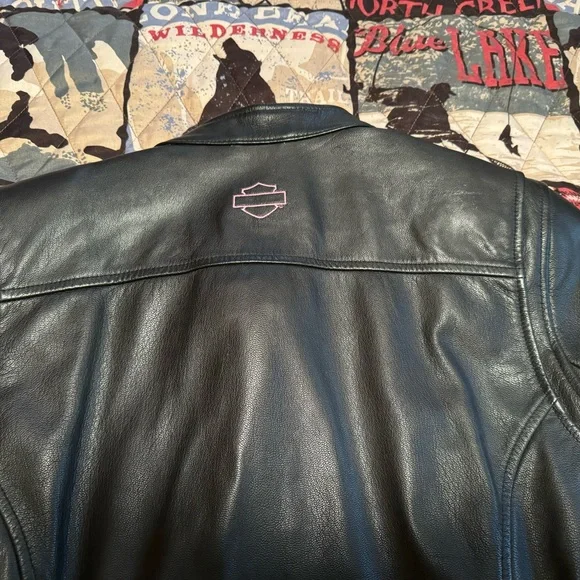 Harley-Davidson Ladies leather jacket size large - Picture 4 of 10